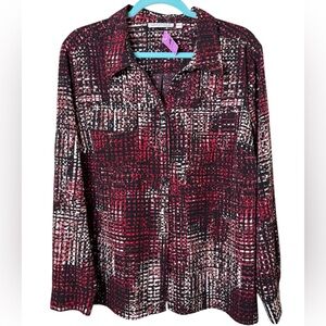 🍁 Notations Stylish Women's Red and Black Top